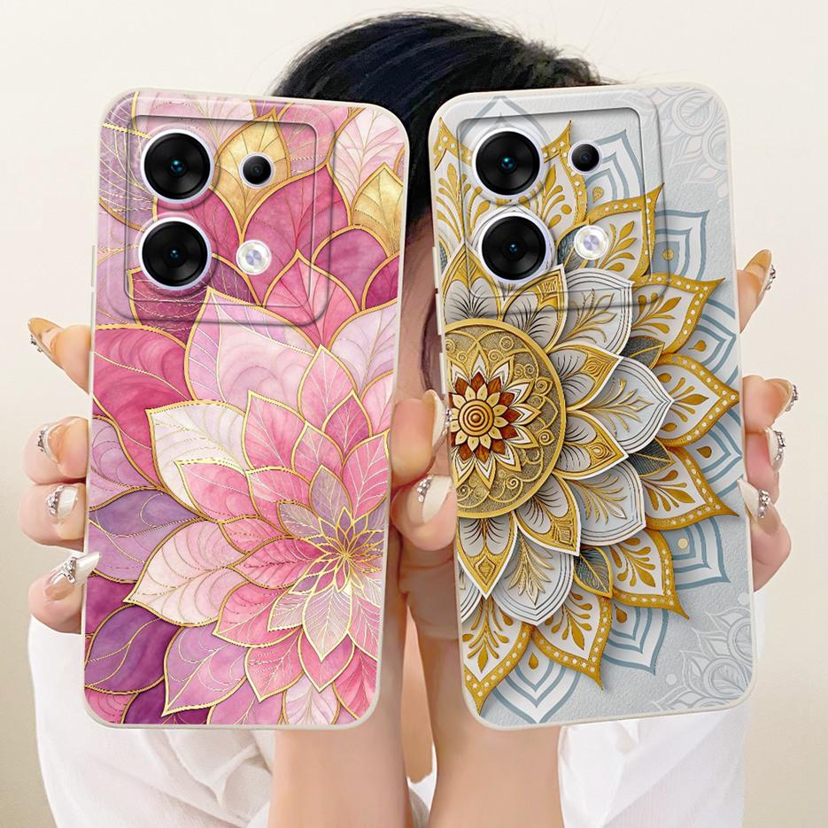 For Infinix Zero 30 5G Case X6731 New Flowers Candy Painted Cover Soft Silicone Case For Infinix Zero 30 4G X6731B Zero30 Fundas