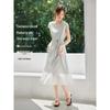 Mohan Yimei 2025 Sommer V-Ausschnitt A-Linie Maxikleid