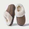 Cotton shoes women's autumn and winter new indoor home anti-skid heightening warm piled thickened all-inclusive cotton slippers