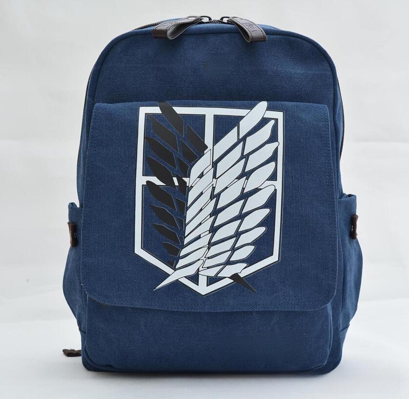"Attack on Titan Anime Schultasche - Captain Canvas Rucksack für Studenten"