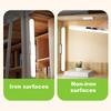 Magnetic LED Light Bar No-Punching 3-Mode Clock Light Clock Desk Lamp For Students Bathroom Closet Bedroom Workshop Hallway