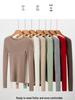Pure Cashmere Ribbed Half-High Collar Knit Sweater