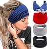Vintage Wide Elastic Sports Headband – Sweat-Absorbing Yoga Scarf Hair Accessory