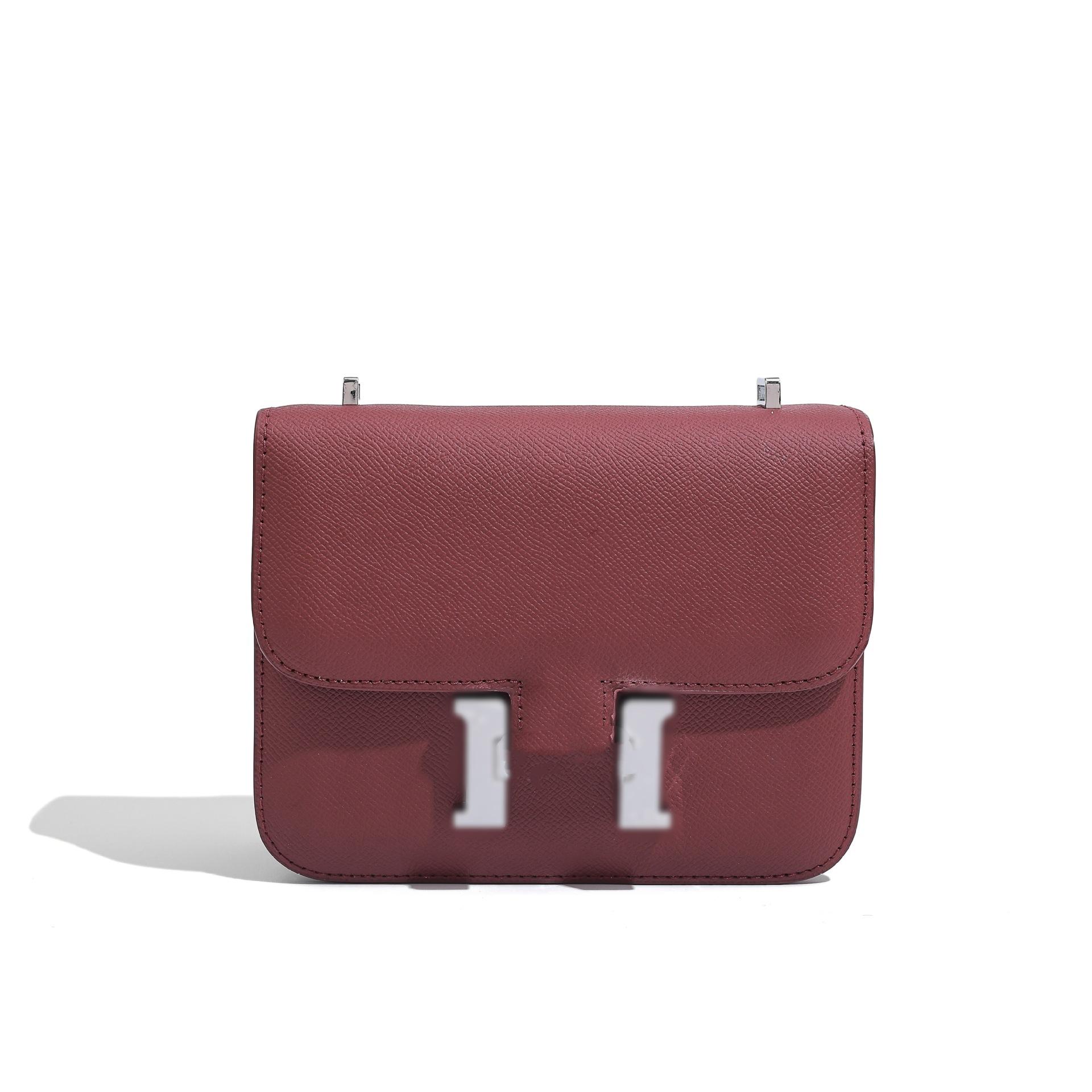 Premium jacket ag Dames Nieuwe ag E&eacute;n Schouder Crossody alle Vierkant ag Mode Premium Veelzijdig ag 19&times;6&times;15 bordeaux