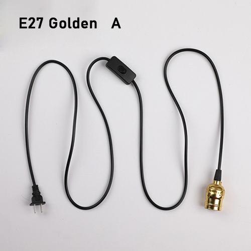 LED Lampenfassung Lampensockel mit Kabel Schalter Stecker DIY Hängekabel Zubehör Einfache Kleine Pendelleuchte E27 Schraublampenfassung