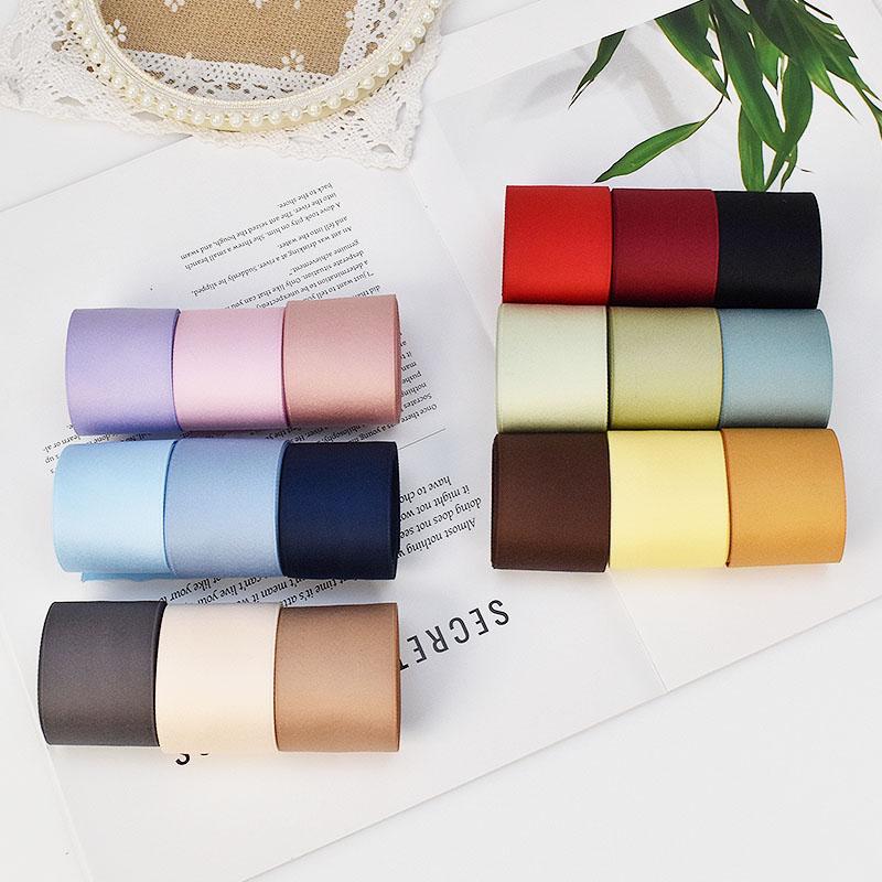 38MM Korean Matte Cotton Ribbon Hair Accessories for DIY Clips