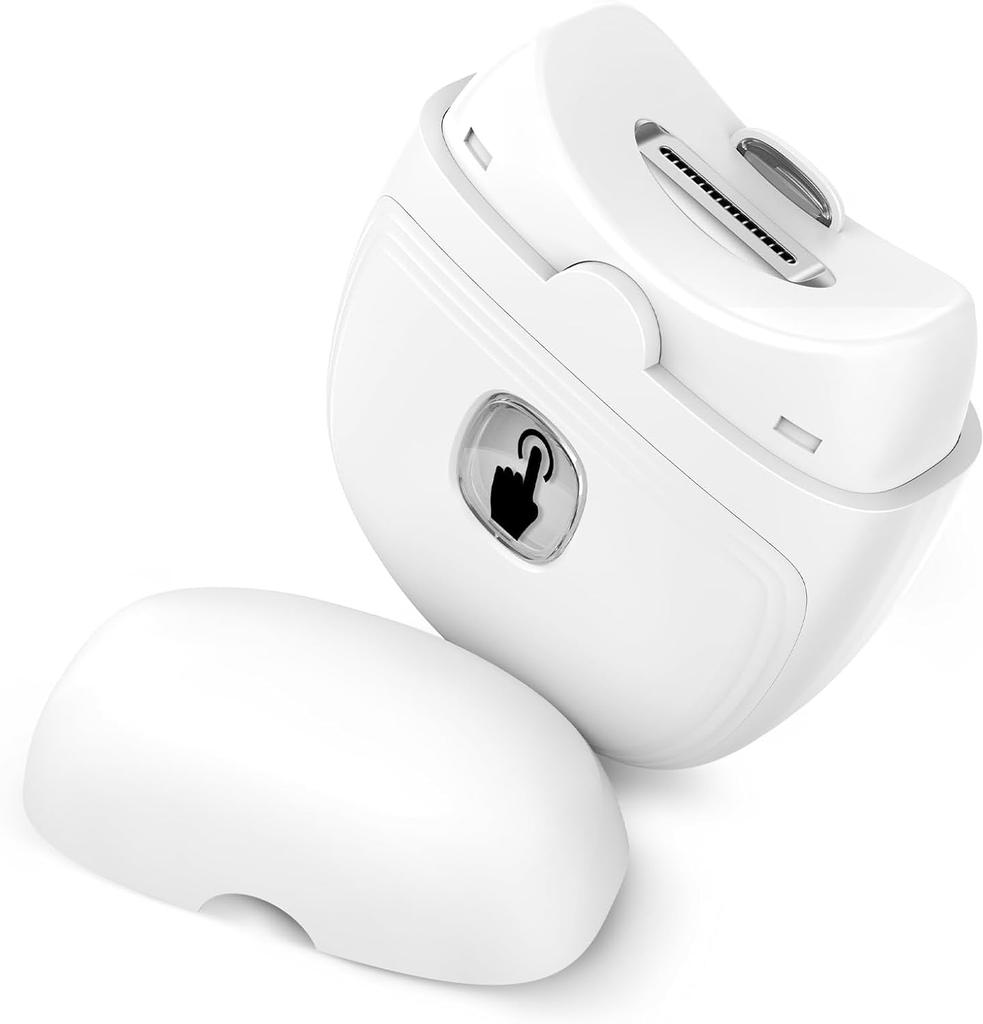 Electric Nail Automatic Nail Nail Nail 3 LED Low Easy Safe Clippers, Clippers, File, Care, Speeds, Lighting, Type-C Rechargeable, Noise, One-Touch