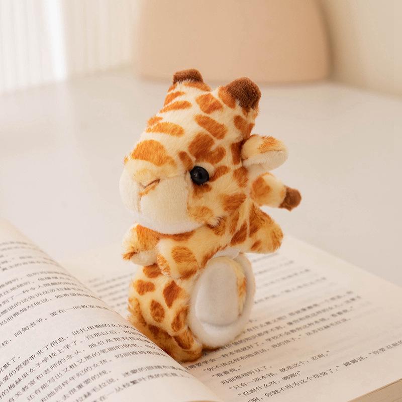 Tiger & Raccoon Plush Snap Band Bracelet - Cute Kids' Zoo Animal Wrist Accessory with Small Pendant