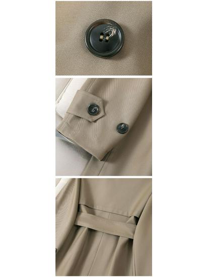 Britischer Stil Extra Langer Damen Trenchcoat - 2025 Frühjahr/Herbst Kollektion, Elegant und Lässig