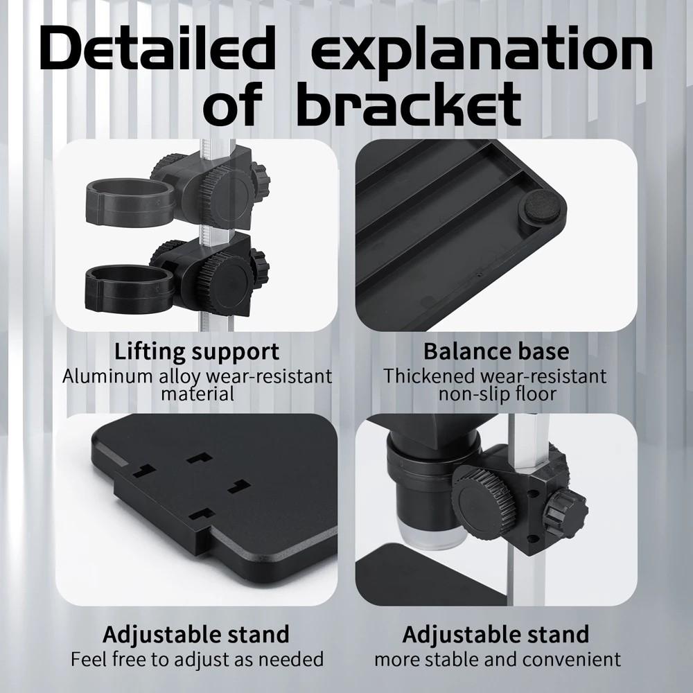5.5-inch Industrial Maintenance Microscope Electron Magnifying Glass Jewelry Microscope Electron Digital Microscope