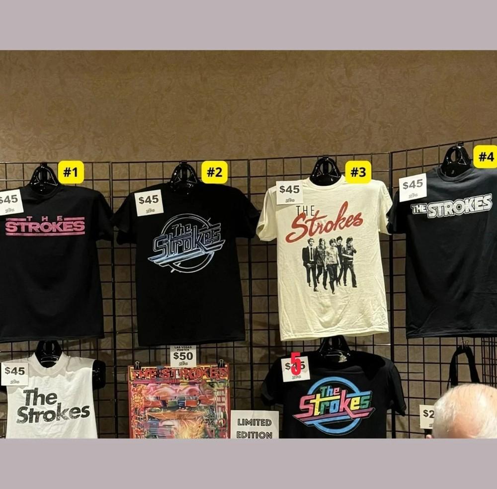 HOT SALE New The Strokes Tour Merch 2025  Unisex Reprint Unisex T-Shirt XXXXL