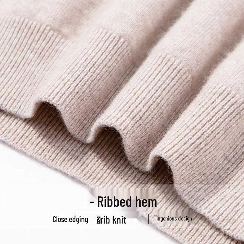 Hodo Men's Luxury Cashmere Blend Round Neck Sweater