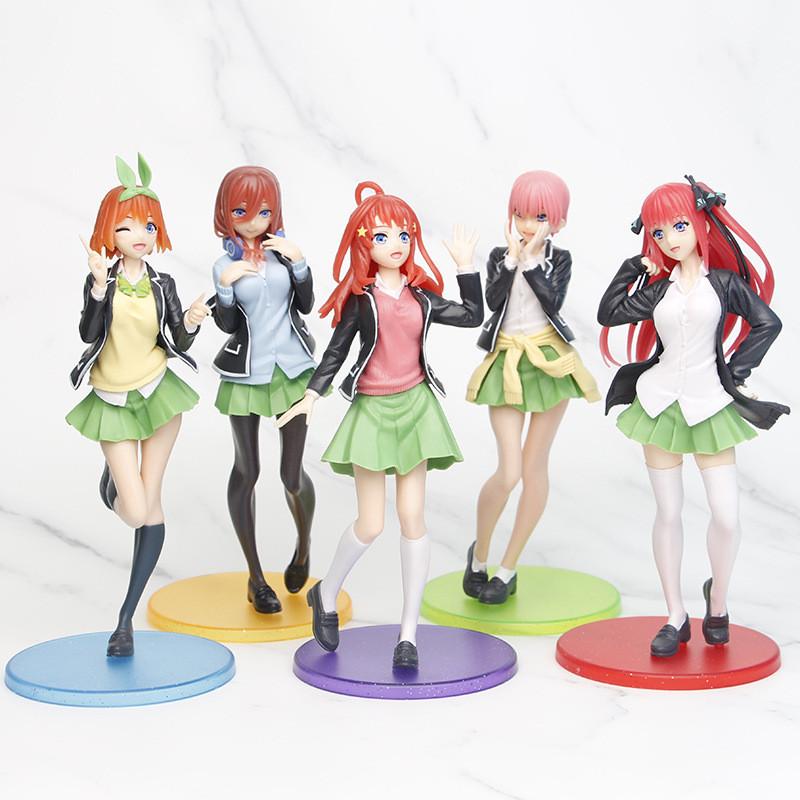 Exquisite Quintessential Quintuplets Model Figurine Collection Stunning Bride Anime Display Pvc