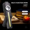 Magnetic COB Work Light Portable LED Flashlight USB Rechargeable 4 Lighting Modes and Tail Magnet for Camping Inspection