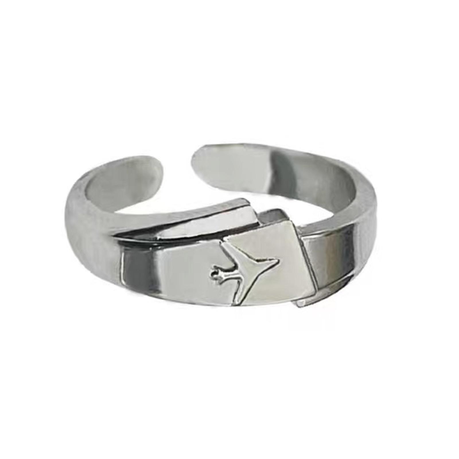 

Stylish Unusual Rings Fashion Rings Couple Opening Rings Alloy Texture Suitable for Casual and Formal Occasions men