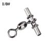 20pcs Set   T Shape   Line Crane Fishing Swivels Connectors Accessories (2Celsius0# )