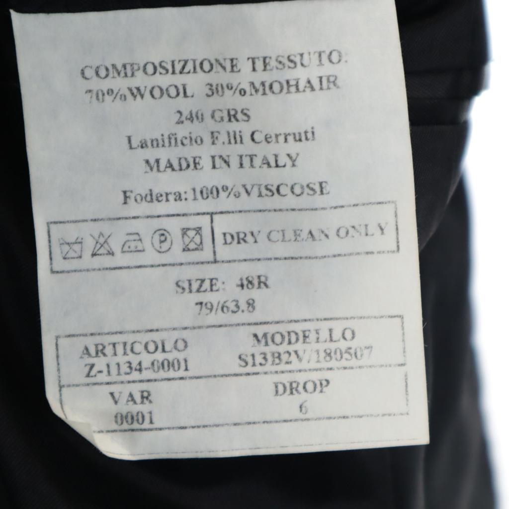 VERRI Italian mohair blend suit Setup 48R black Men's Used