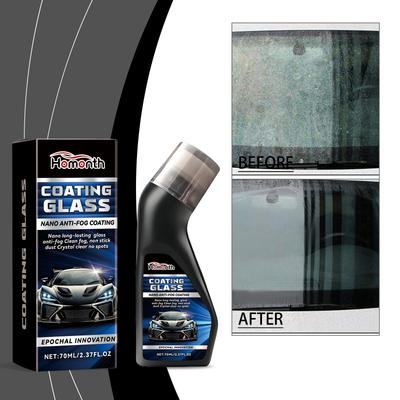 Windshield Defogger Agent Automotive Glass Anti Fog Nano Coating Spong Brush For Glass Window Hydrophobic Layer Polishing