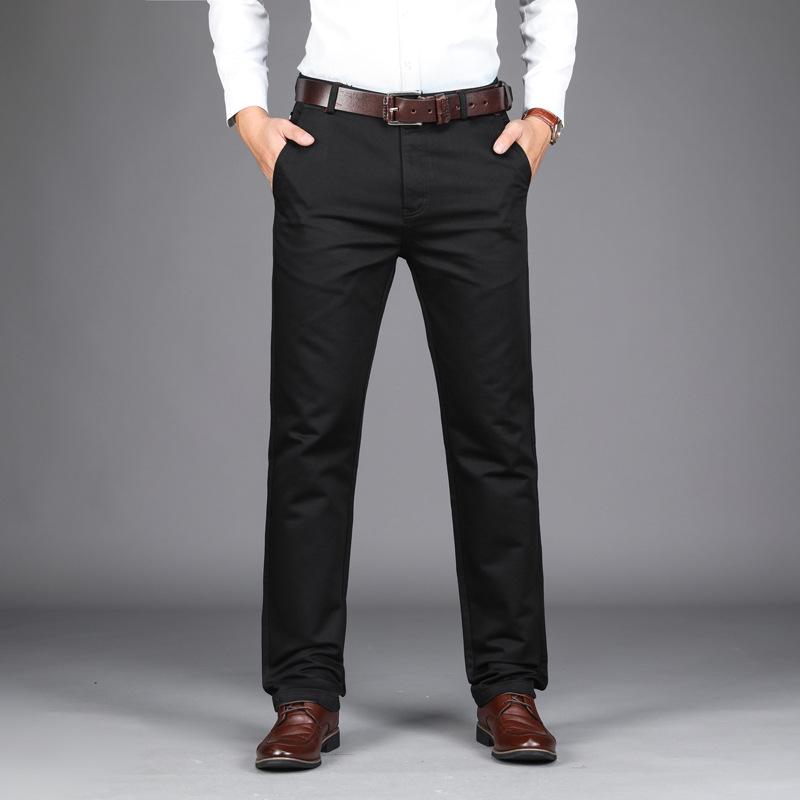 Men's Plus Size Casual Autumn/Winter Slim Fit Trousers