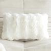 Winter Imitation Rabbit Hair Bubble Plush Throw Pillow Case Bedroom Living Room Sofa Soft Comfortable Pillow Sleeve Hand Warmer