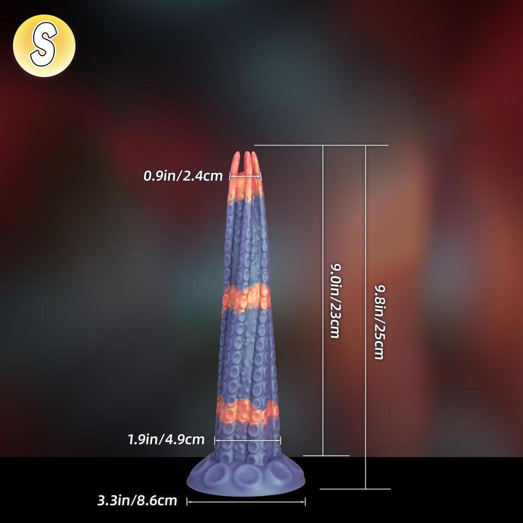 Ultra-Long Silicone Dildo - Irregular Shape for Women