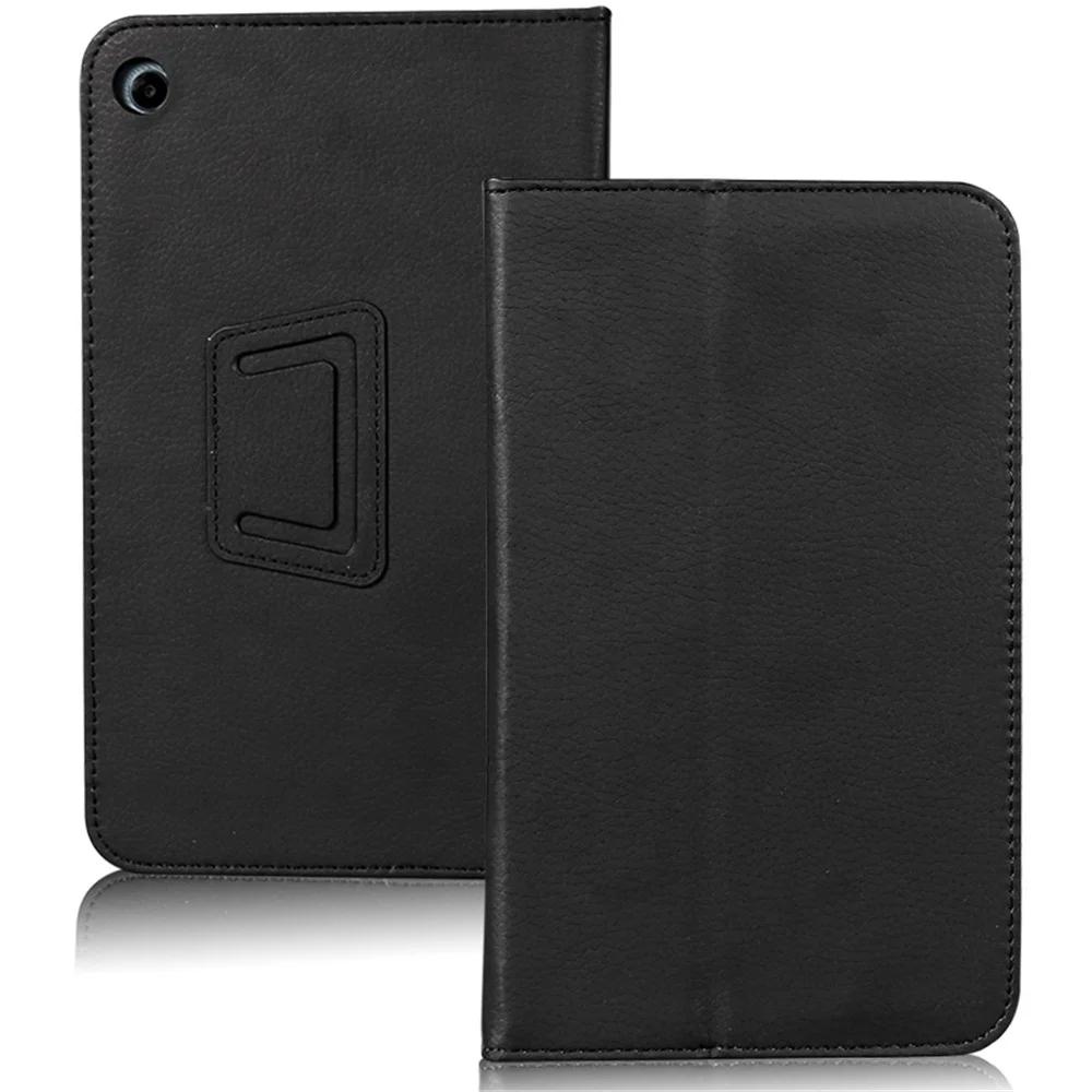 Case for TCL TAB 8 4G Android 9132 9132X 9132G Folding Stand Pu Leather Funda Cover for TCL Tab 8 LE 9137W 8  Tab Case 9132X 9132G 9137W чёрный