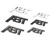 3D Metal ABT Logo Front Grill Side Fender Badge Rear Trunk Boat Emblem Car Sticker For VW A3 A4 A5 A6 A7 A8 Q3 Q7 Q7 TT RS