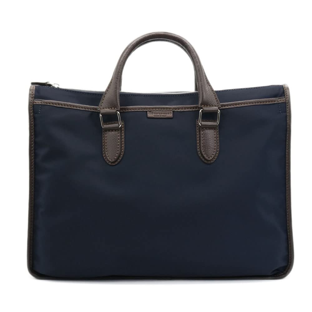 STEFANOMANO Time Premium Limonta Nylon and Genuine Large Made in Italian Leather Business Perfect for Commuting and with Shoulder Item [Limited Offer]