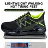 Arbeitssicherheitsschuhe für Herren, atmungsaktive Arbeits-Sneaker, Stahlkappen-Schuhe, durchtrittsichere Sicherheitsschuhe, unzerstörbare Schuhe