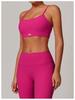 American ALO Strappy Backless Sports Bra - Yoga & Fitness Top for Women