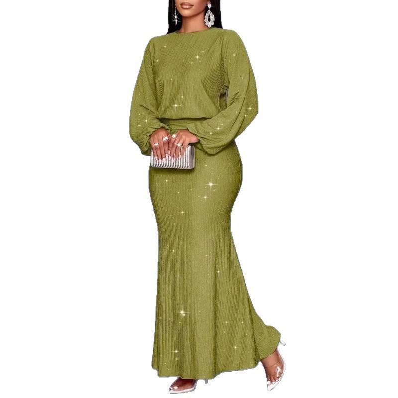 2026 Spring Elegant European & American Fishtail Slim Fit Dress