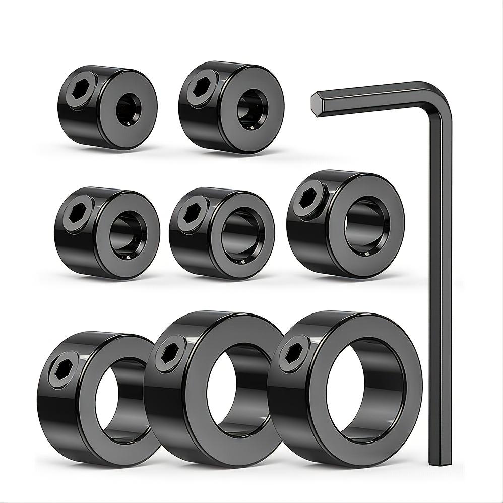 Drill Bit Stop Collars Set, 9 or 108 Pcs Adjustable Depth Control Rings with Hex Wrench