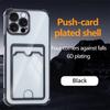 Luxury Shockproof Phone Case For iPhone 16e 16 15 14 Pro Max 13 12 mini 11 Xs XR 7 8 Plus SE Transparent Card Slot Bag Cover