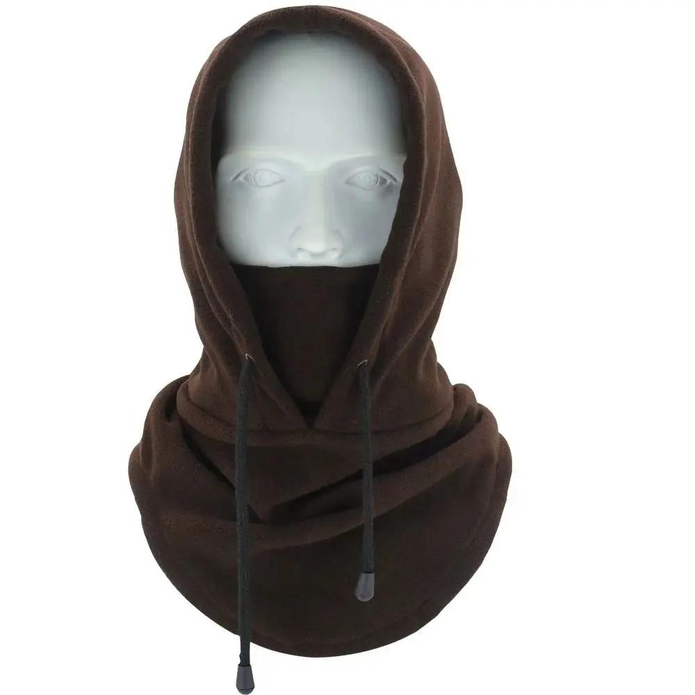 Fashion Polar Fleece Balaclava Warmer Full Face Beanies Windproof Winter Hat Women Man