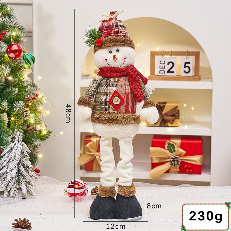 

Christmas Ornament Xmas Gifts Telescopic Christmas Doll Merry Christmas Decorations For Home Year