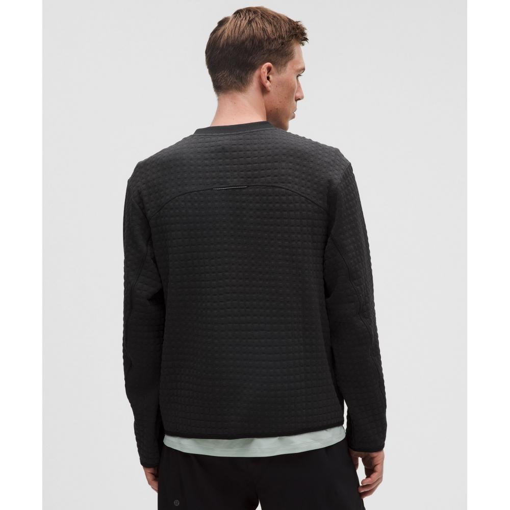 Lululemon 3d Waffle Knit Jacquard Pullover Black Black