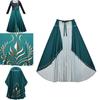 Kids Frozen Anna Cosplay Costume Dress Cloak Outfit Fancy Dress Party Roleplay