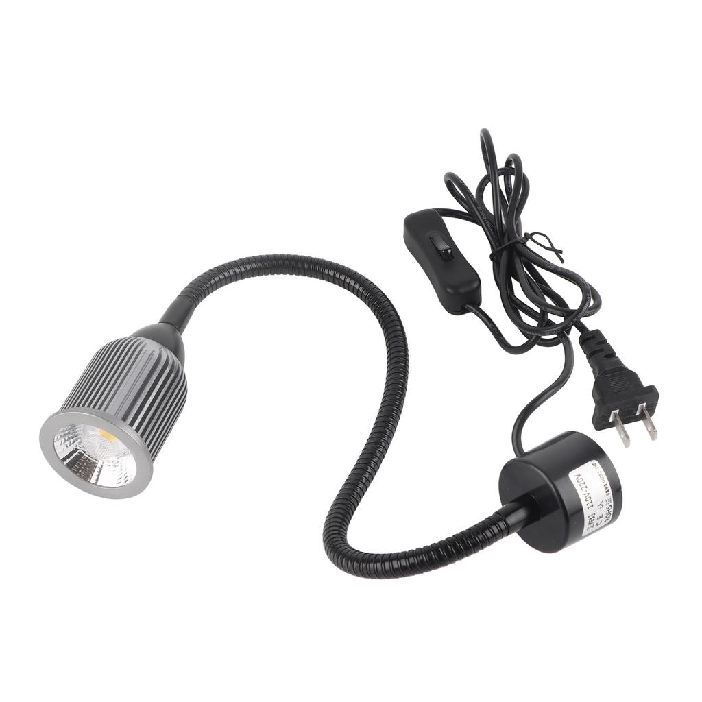 LED Work Light 10W LED Adjustable Neck Maintenance Light with Magnetic Base for Sewing MachineUS