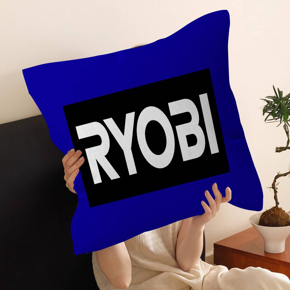 R-Ryobi Personalized Pillow Cover Kids Bedroom Wild Party Decor Pillowcase Kid Birthday Shower Gift