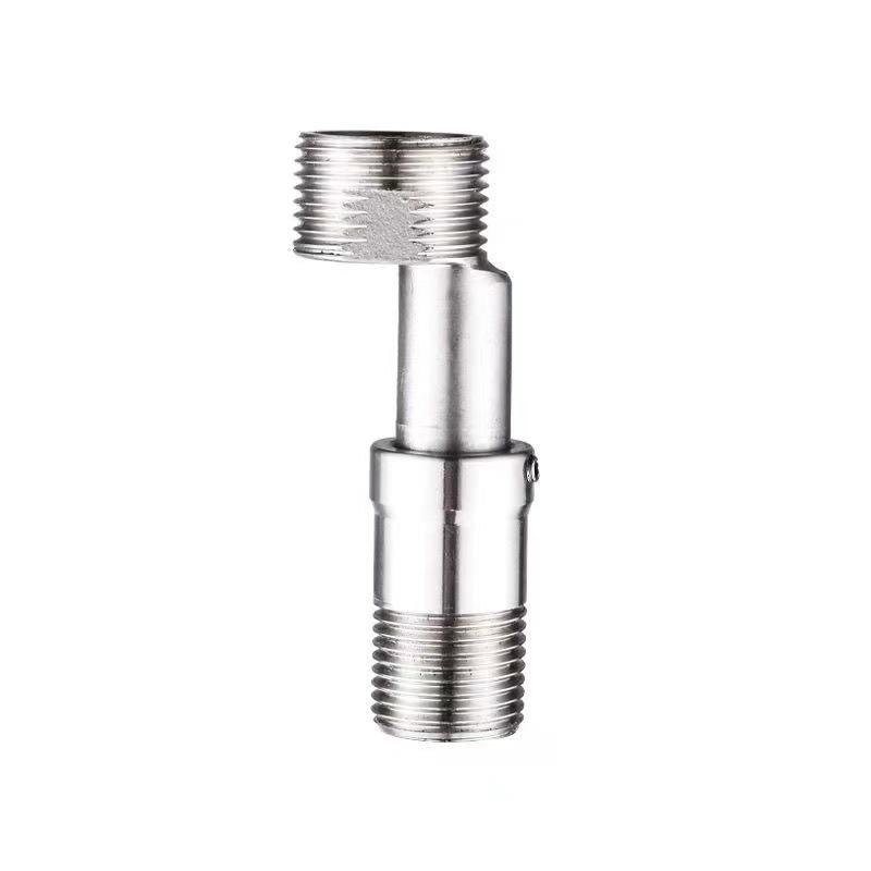 360 Degree Adjustable Faucet Angled Curved Foot Eccentric Screw Corner Tap Adapter Kitchen Faucet Accessories