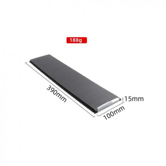 Console Roller Blind Cover Black Cup Holder Sliding Lid for Volvo S60 V60 19-25