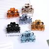 Medium Heart Claw Clip New Personality Elegant Multi-Color Transparent Hair Claw Half Up Hairstyle Accessory for Women 6pcs Set