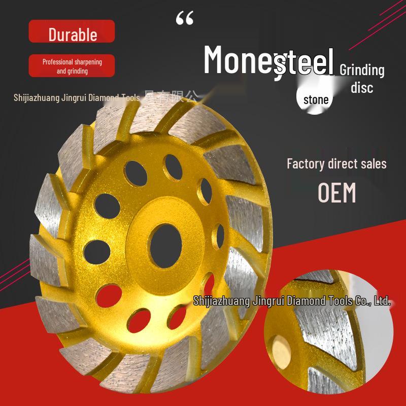 Diamond Stone Grinding Disc for Concrete Floors - Bowl Shape 80-230mm