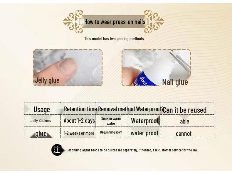 Autumn/Winter Champagne Bling Cat Eye Heart Fireworks Handmade Nails, Internet Celebrity Hot Item