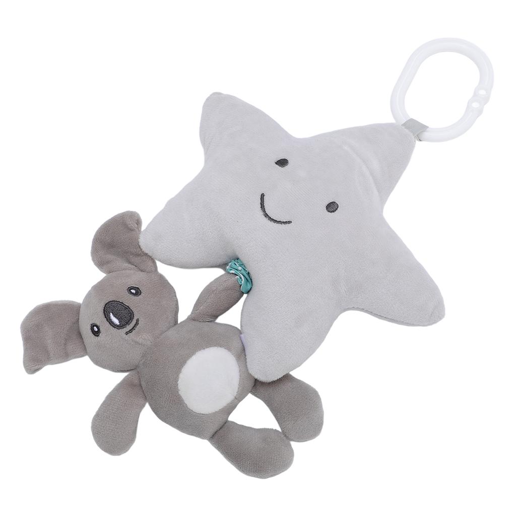 Baby Stroller Hanging Rattle Toy Music Box Cartoon Animal Soft Plush Car Seat Toy for Baby Infant Ne