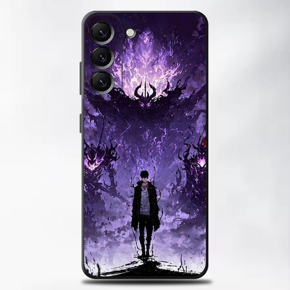 1 Stück Solo Leveling Cooles Anime Handyhülle Für Samsung Galaxy A13,A21s,A22,A31,A32,A52,A53,A71,A80,A91 Weiche Schwarze Abdeckung