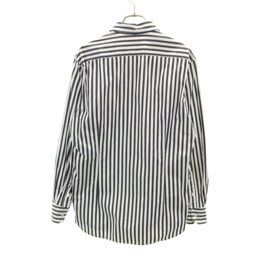 MACKINTOSH PHILOSOPHY Striped Pattern Long sleeve shirt 40 Gray Men's Used