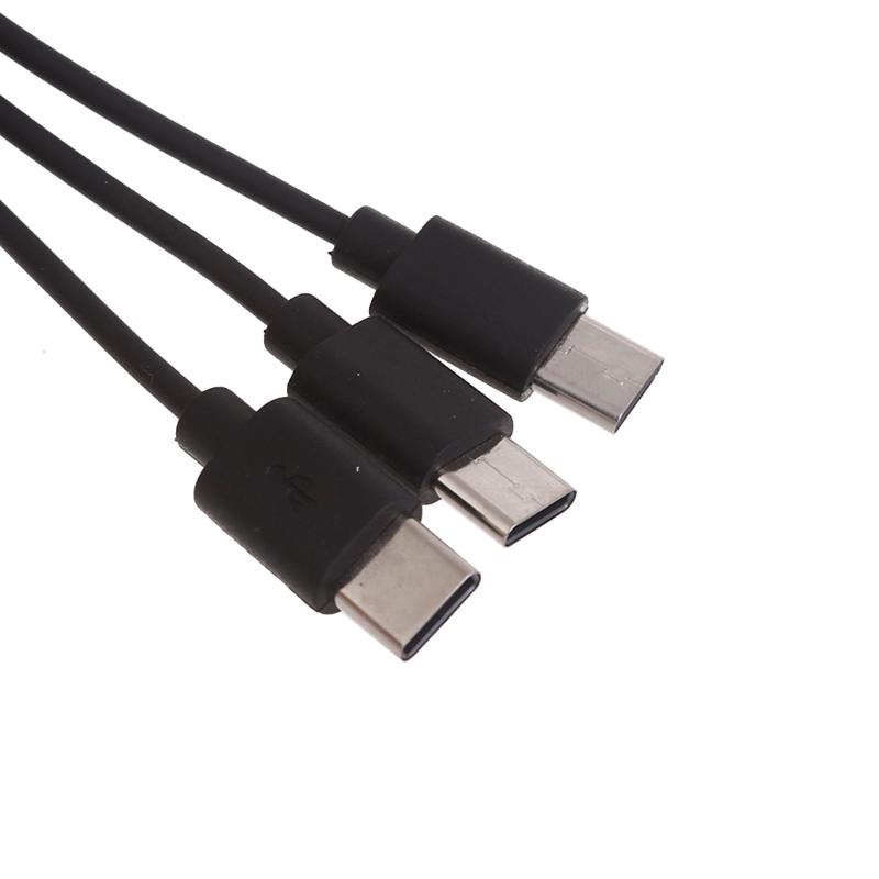 USB Multi Charging Cable 1/2/3/4 In 1 Multiple Phone Charger Cord USB C Multi Cable with Type C Port for Phones Tablets