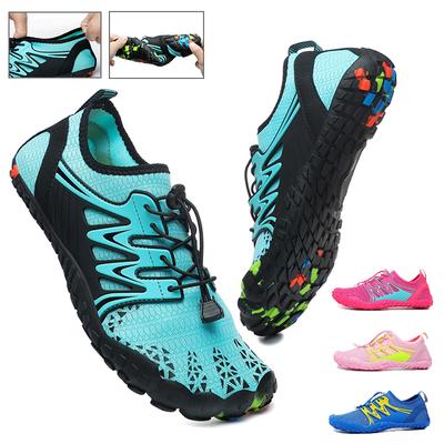 Scarpe da scoglio per uomo Donna Scarpe da spiaggia Aqua Sandali da nuoto Drenaggio Scarpe sportive da trampoliere Asciugatura rapida Canottaggio a piedi nudi Yoga Palestra Pesca Surf Scarpe da ginnastica