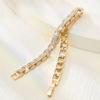 [Richapex] Bracelet 18K Gold Filled Jewelry Women's Bangle AAA Crystal CZ Diamond 18K Yellow Gold Filled